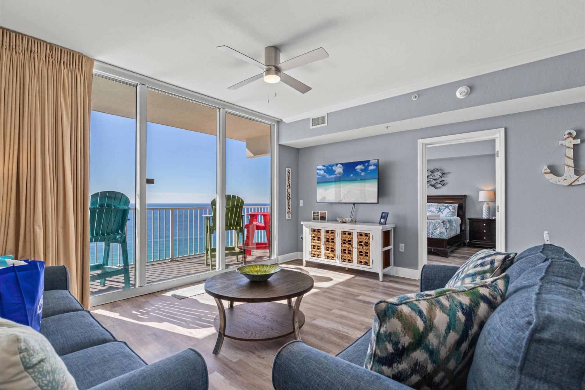 Tidewater Escape: 1Br/2Ba Beachfront Condo, Sleeps 6, Gulf Views & Comfort! Panama City Beach Exteriér fotografie