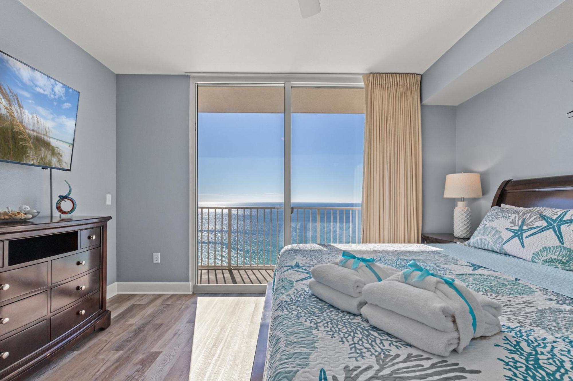 Tidewater Escape: 1Br/2Ba Beachfront Condo, Sleeps 6, Gulf Views & Comfort! Panama City Beach Exteriér fotografie