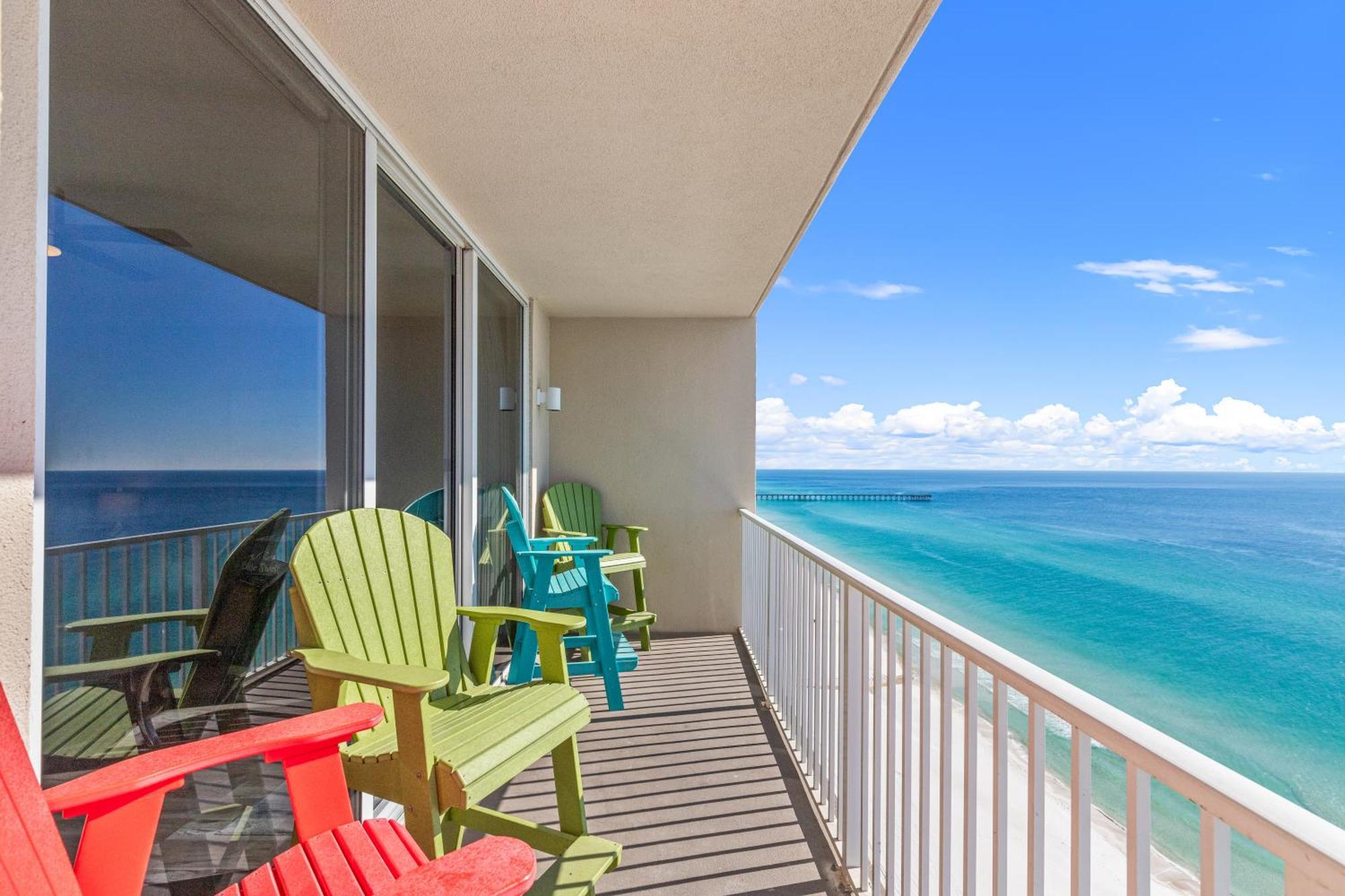 Tidewater Escape: 1Br/2Ba Beachfront Condo, Sleeps 6, Gulf Views & Comfort! Panama City Beach Exteriér fotografie